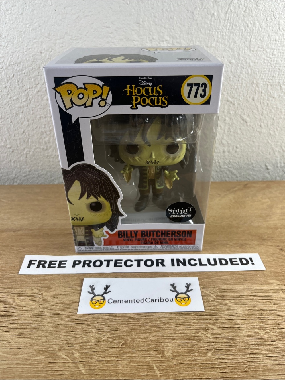 Billy Butcherson Funko Pop #773 Spirit Halloween Disney Hocus Pocus Vaulted MINT
